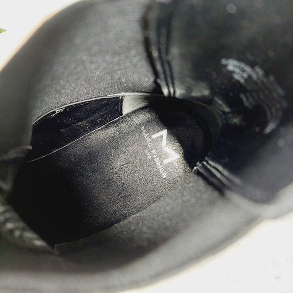 NEW Marc Fisher LTD. Women's Patrick Black Lug Sole Ankle Booties K361 - Picture 10 of 12